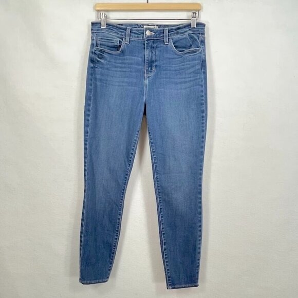 L'Agence Margot High-Rise Skinny Ankle Jeans Stretch School Academia Party 29 - Picture 2 of 8